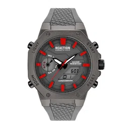 REACTION KENNETH COLE Men Grey Dial & Grey Bracelet Style Straps Analogue and Digital Watch KRWGP2191702-picture-40