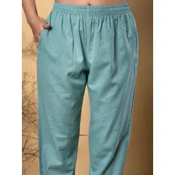 Readiprint Fashions Embroidered Shirt Collar Neck Tunic With Trousers image 5