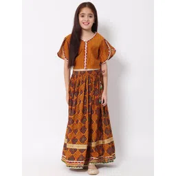 Readiprint Fashions Girls Printed Silk Ready to Wear Lehenga Choli-picture-50