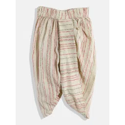 READIPRINT FASHIONS Kids Beige Floral Print Full Sleeves Kurta with Dhoti image 3