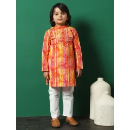 READIPRINT FASHIONS Kids Multicolor Printed Full Sleeves Kurta with Pyjamas-picture-48