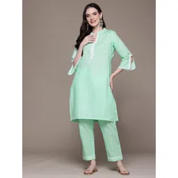 Readiprint Fashions Linen Co-Ords With Lace Details image 4