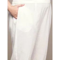 Readiprint Fashions Plus Size Paisley Pleated Sequinned Pure Cotton Kurta Set image 3