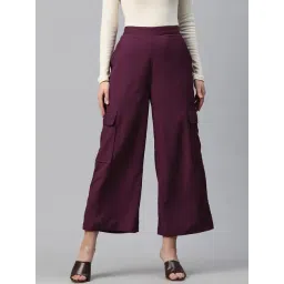 READIPRINT FASHIONS Purple Regular Fit Palazzos-picture-20