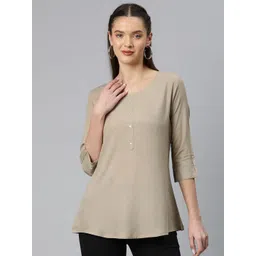 Readiprint Fashions Solid A-line Top-picture-18