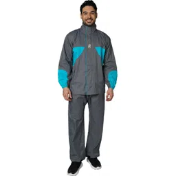 real Colorblock Men Raincoat-picture-17