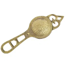 realcraft; inspiring lifes Brass kajal Pati Storage Unit - Pack of 1, Gold, 12 x 3 x 2 Centimeters image 1