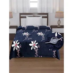 REALDREAM Blue & White Floral Mild Winter 300 GSM Single Bed Dohar-picture-20