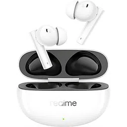 realme Buds Air 5 Truly Wireless in Ear Earbuds with 50dB ANC, 12.4mm Mega Titanized Dynamic Bass Driver, Upto 38Hrs Battery with Fast Charging & 45ms Ultra-Low Latency for Gaming (Arctic White)-image-2
