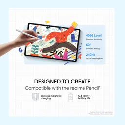 realme Pad X 4 GB RAM 64 GB ROM 11 inch with Wi-Fi+5G Tablet (Glowing Grey) image 5