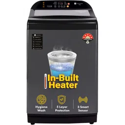 realme techlife 8 kg Soft closing Glass lid Fully Automatic Top Load with In-built Heater Black, Grey-picture-19