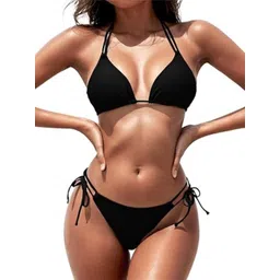 RECENT FASHION Halter Neck 2-Piece Bikini Set-picture-24