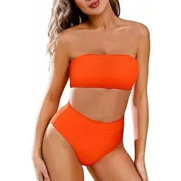 RECENT FASHION Removable Straps High Waist Bikini Set-picture-38