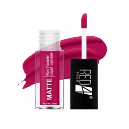 RED 4 Miss Perfect Non Transfer Matte Liquid Lipstick - 4 g - Tyrian Purple - 122-picture-35