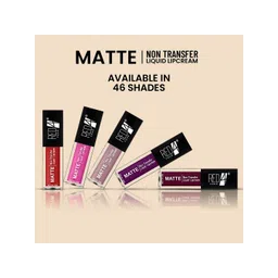 RED 4 Non Transfer Matte Liquid Lipstick - 4 g - Exotic Insense - 207 image 5