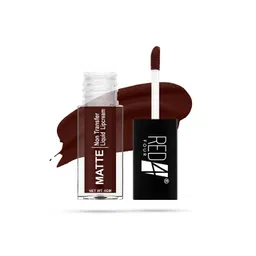 RED 4 Non Transfer Matte Liquid Lipstick - 4 g - Wallnut - 140-picture-18