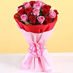 Red And Pink Roses Bouquet-picture-28