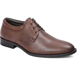 Genuine Leather Derby Lace Up | Formal Shoes for Men for Office-image-11