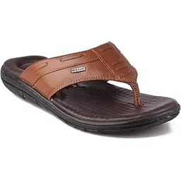 red chief Black Casual Leather Slipper For Men (RC4034 006)-picture-15