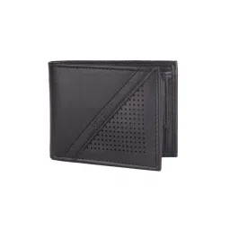 Red Chief Black Leather Bi-Fold Wallet for Men-picture-21
