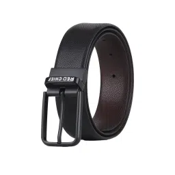 Red Chief Black Leather Formal Belt image 2