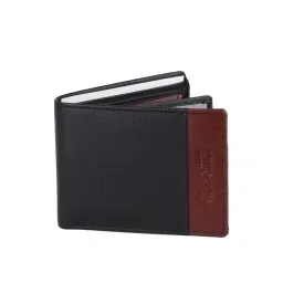 Red Chief Black Leather Solid Bi-Fold Wallet-picture-24