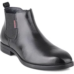 red chief Black Outdoor Boots for Men's Durable and Stylish Genuine Leather Hiking Boots-picture-44