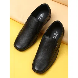 Red Chief Men Black Genuine Leather Slip-Ons-picture-31