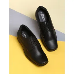 Red Chief Men Black Leather Semiformal Derbys-picture-45