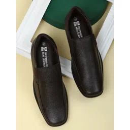 Red Chief Men Brown Genuine Leather Formal Slip-Ons-picture-24