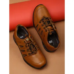 Red Chief Men Brown Textured Formal Boots-picture-22