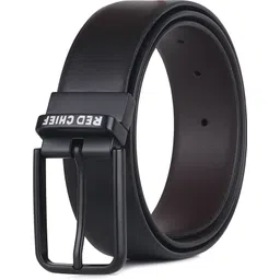red chief Men Formal Black, Brown Genuine Leather Reversible Belt-picture-12