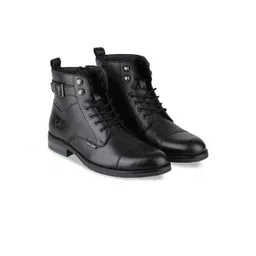 Red Chief Men Leather Block Heel Regular Boots-picture-12