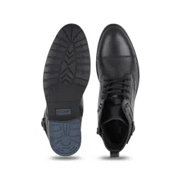 Red Chief Men's Black Derby Boots image 3