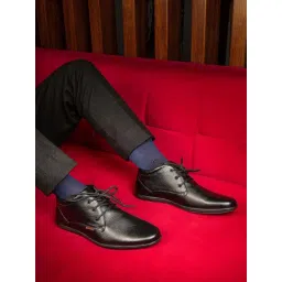 Red Chief Men's Black Derby Shoes-picture-38