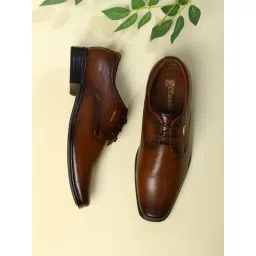 Red Chief Men's Tan Derby Shoes-picture-46