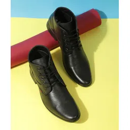 red chief Patrick Pro Genuine Leather Formal High-Top Boots With Formal Shoes For Men-picture-11