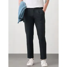 Red Flame Men Relaxed Fit Striped Trousers-picture-37