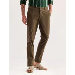 Red Flame Men Slim Fit Mid Rise Stretchable Trousers-picture-17