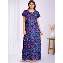 Red Flamingo Printed Maxi Nightdress-picture-41