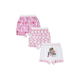 Red Rose Girls Pack of 3 Cotton Briefs BLM217PO3-Multicolor-picture-46