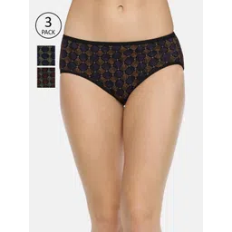 Red Rose Women Pack Of 3 Assorted Basic Briefs Pallavi-M-picture-25