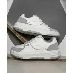 Men Colourblock Low-Top Lace-Up Sneakers-image-8