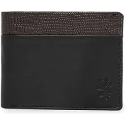 red tape Black Brown Men's Leather Wallet | RFID Blocking Bifold Purse for Men with Card Holder & Cash Compartments | Slim & Stylish Wallet for Daily Use, Travel & Gifting-picture-16