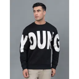 Red Tape Black Regular Fit Graphic Print Sweatshirt-picture-26