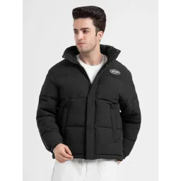 Red Tape Black Regular Fit Quilted Jacket-picture-48