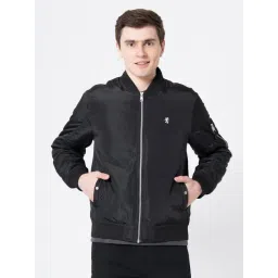 Red Tape Black Regular Fit Solid Jacket-picture-19