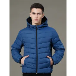 Red Tape Blue Polyster Regular Fit Solid Jacket-picture-36