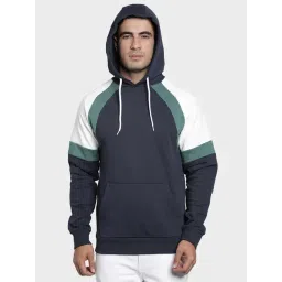 Red Tape Blue Regular Fit Colorblock Hoodie-picture-26