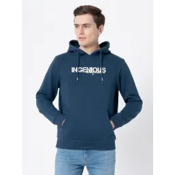 Red Tape Blue Regular Fit Graphic Hoodie-picture-27